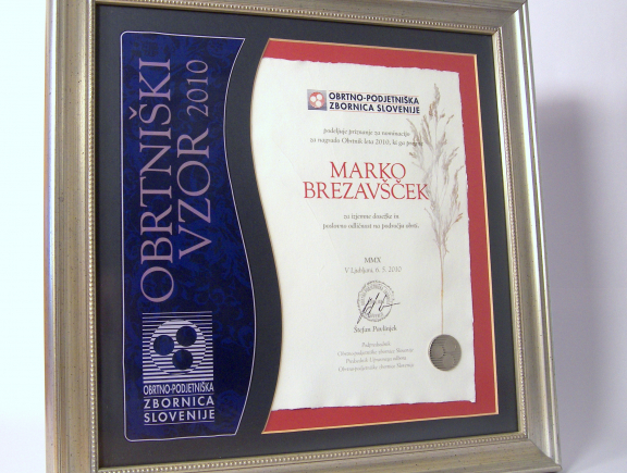 Nominacija za naziv Obrtnik leta 2010 Nominacija za naziv Obrtnik leta 2010