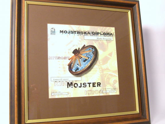 Mojstrska diploma Marko Brezavšček Mojstrska diploma Marko Brezavšček